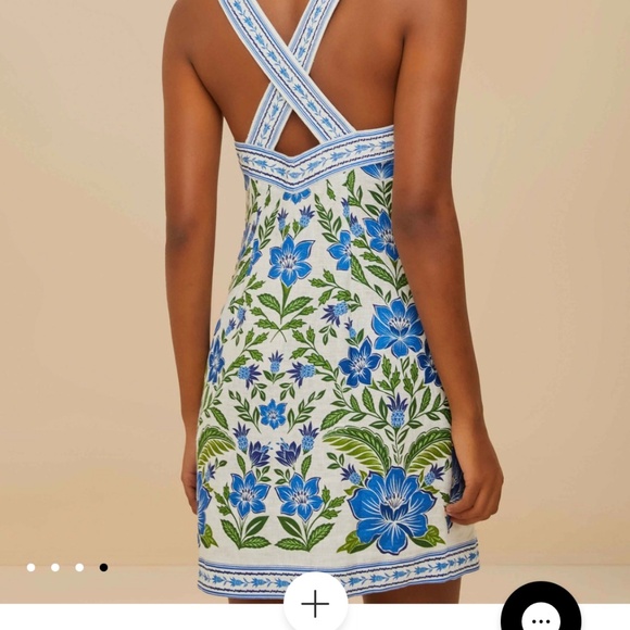 FARM Rio Tropicance Linen Mini Dress - Picture 4 of 6